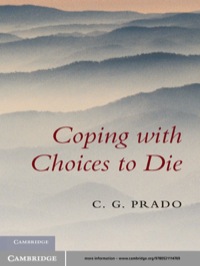 Imagen de portada: Coping with Choices to Die 1st edition 9780521114769