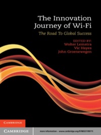 Imagen de portada: The Innovation Journey of Wi-Fi 1st edition 9780521199711