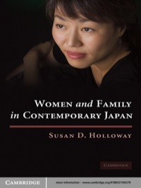 Imagen de portada: Women and Family in Contemporary Japan 1st edition 9780521192279