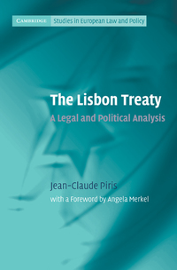 Imagen de portada: The Lisbon Treaty 1st edition 9780521197922