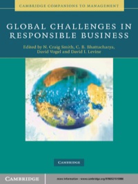 Cover image: Global Challenges in Responsible Business 1st edition 9780521515986