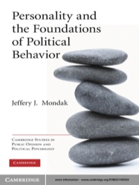 表紙画像: Personality and the Foundations of Political Behavior 1st edition 9780521192934