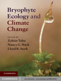 Cover image: Bryophyte Ecology and Climate Change 1st edition 9780521767637