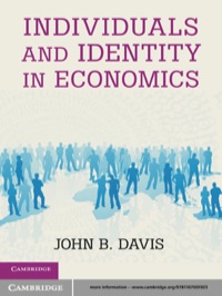 Titelbild: Individuals and Identity in Economics 1st edition 9781107001923