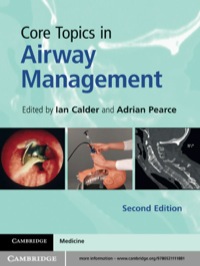 Cover image: Core Topics in Airway Management 2nd edition 9780521111881