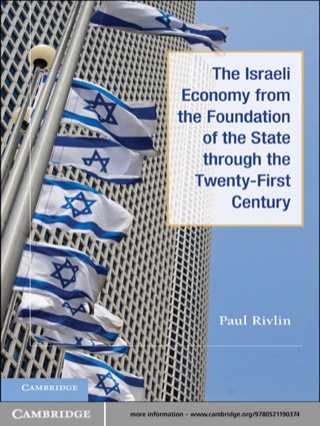 Cover image: The Israeli Economy from the Foundation of the State through the 21st Century 1st edition 9780521190374