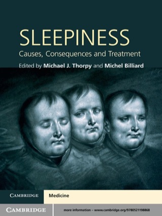 Imagen de portada: Sleepiness 1st edition 9780521198868