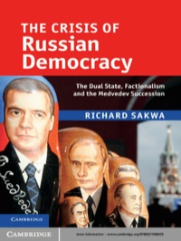 Imagen de portada: The Crisis of Russian Democracy 1st edition 9780521768429