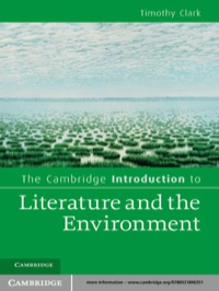 表紙画像: The Cambridge Introduction to Literature and the Environment 1st edition 9780521896351