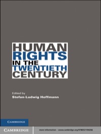 Imagen de portada: Human Rights in the Twentieth Century 1st edition 9780521194266