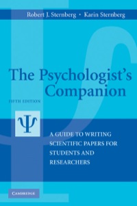 表紙画像: The Psychologist's Companion 5th edition 9780521195713