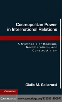 Imagen de portada: Cosmopolitan Power in International Relations 9780521190077