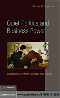 Immagine di copertina: Quiet Politics and Business Power 9780521118590