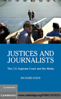 Imagen de portada: Justices and Journalists 1st edition 9780521879255