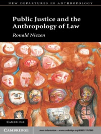 صورة الغلاف: Public Justice and the Anthropology of Law 1st edition 9780521767040