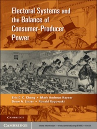 Imagen de portada: Electoral Systems and the Balance of Consumer-Producer Power 1st edition 9780521192651