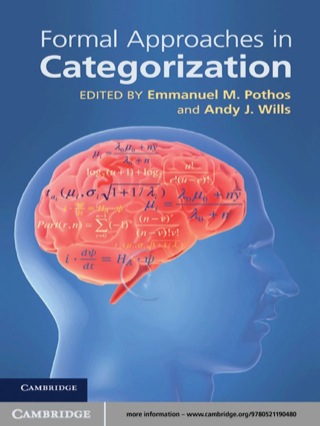 Imagen de portada: Formal Approaches in Categorization 1st edition 9780521190480