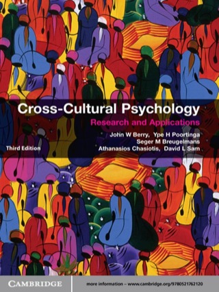 Cover image: Cross-Cultural Psychology 3rd edition 9780521762120