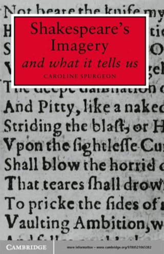 Cover image: Shakespeare's Imagery and What it Tells Us 1st edition 9780521092586