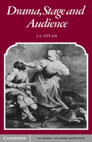 Cover image: Drama Stage and Audience 1st edition 9780521098694