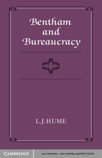 صورة الغلاف: Bentham and Bureaucracy 1st edition 9780521526067