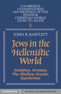 Imagen de portada: Jews in the Hellenistic World: Volume 1, Part 1 1st edition 9780521285513