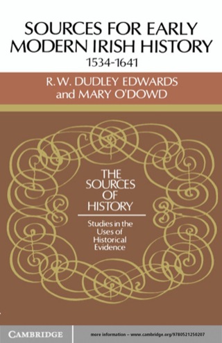 Imagen de portada: Sources for Modern Irish History 1534–1641 1st edition 9780521271417