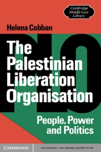 Cover image: The Palestinian Liberation Organisation 1st edition 9780521272162