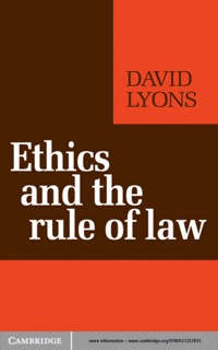 Cover image: Ethics and the Rule of Law 1st edition 9780521277129