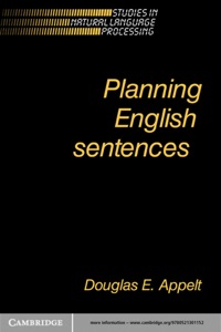 Cover image: Planning English Sentences 1st edition 9780521438032