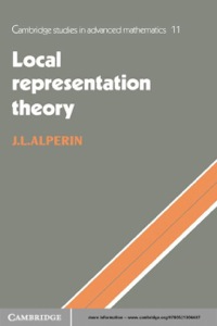 表紙画像: Local Representation Theory 1st edition 9780521449267