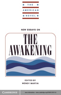 Titelbild: New Essays on The Awakening 1st edition 9780521314459