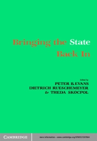 Cover image: Bringing the State Back In 9780521307864