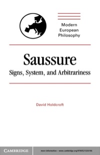 Cover image: Saussure 1st edition 9780521326186