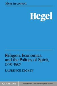 表紙画像: Hegel 1st edition 9780521389129