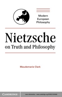 صورة الغلاف: Nietzsche on Truth and Philosophy 1st edition 9780521343688