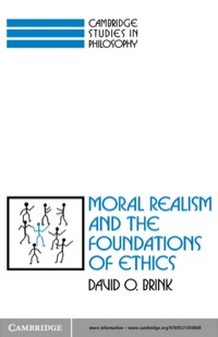表紙画像: Moral Realism and the Foundations of Ethics 1st edition 9780521350808
