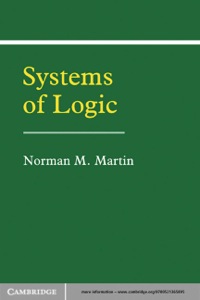 Imagen de portada: Systems of Logic 1st edition 9780521367707