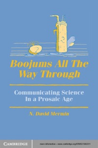 Cover image: Boojums All the Way through 1st edition 9780521382311