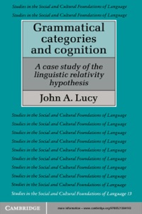 表紙画像: Grammatical Categories and Cognition 1st edition 9780521566209