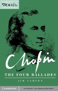 Cover image: Chopin: The Four Ballades 1st edition 9780521384612