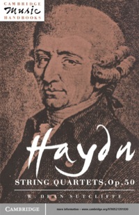 Imagen de portada: Haydn: String Quartets, Op. 50 1st edition 9780521399951