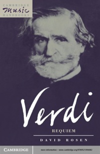 Cover image: Verdi: Requiem 1st edition 9780521397674
