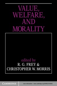 表紙画像: Value, Welfare, and Morality 1st edition 9780521416962