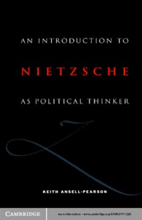 Imagen de portada: An Introduction to Nietzsche as Political Thinker 1st edition 9780521427210