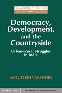 Imagen de portada: Democracy, Development, and the Countryside 1st edition 9780521646253