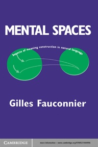 Cover image: Mental Spaces 1st edition 9780521449496
