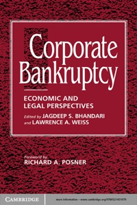 Imagen de portada: Corporate Bankruptcy 1st edition 9780521451079