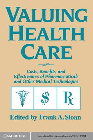 Cover image: Valuing Health Care 1st edition 9780521576468