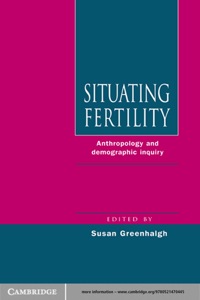 Cover image: Situating Fertility 1st edition 9780521470445